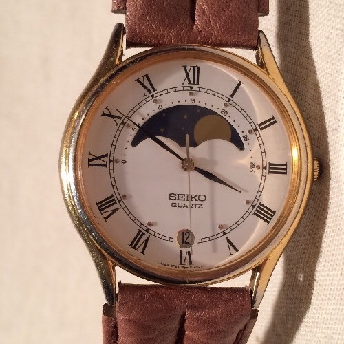 seiko moon phase watch